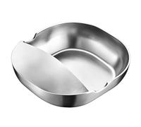 Soporte para cucharas de cocina, base estable, soporte multifuncional, soporte para utensilios con almohadilla de para encimera de cocina, organizador de pinzas de espátula, herramienta de
