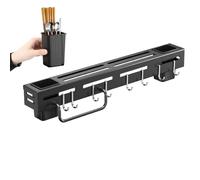 Soporte para cuchillos de pared, estante para cuchillos montado en la pared | Rejilla para secar cuchillos para utensilios de cocina cuchara palillos cuc