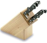 Soporte para cuchillos Lacor, estilo clásico, juego de 6 cuchillos profesionales para cocina
