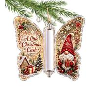 Soporte para dinero, adornos de árbol con forma de , colgante de | Colgantes navideños para propietarios de viviendas, decoradores, inquilinos, hogar, sala de estar, estudio, oficina
