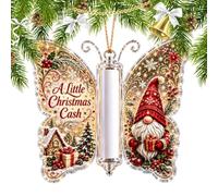 Soporte para dinero, adornos de árbol con forma de , colgante de | Colgantes navideños para propietarios de viviendas, inquilinos, oficina, apartamento, sala de estar, estudio, dormitorio