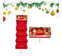 Soporte para dinero en efectivo de Navidad, suministros de , soporte para dinero de Papá Noel con 10 ranuras, esposa, marido, hijo, hija, familia,