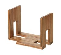 Soporte para discos de vinilo extensible de madera contenedor | Estantería de Presentación para Vinilos Para Libros Revistas Carpetas Oficina Mesa Biblioteca Armario