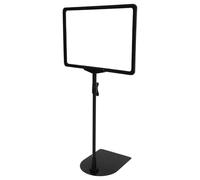 Soporte para Exhibición de Precios A4 Negro de Acero Inoxidable y Plástico