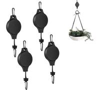 Soporte para flores de cuatro piezas - Soporte para flores - Soporte abatible para flores - Colgador para flores - Soporte para plantas - Soporte abatible para cesta de flores - Cerámica para flores -