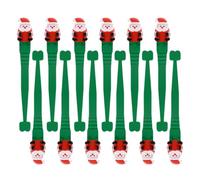 Soporte para Guirnaldas de Navidad 12 Piezas de Silicona Adhesiva Sin | Ganchos y para Repisa de Chimenea y Calcetines para Marco de Puerta, Escalera, Pasillo, Patio, Dormitorio,