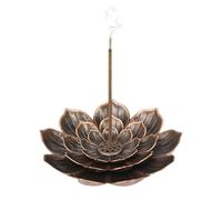 Soporte para incienso, incensario en forma de flor, quemador de varillas de incienso, incensario para meditación, dormitorio, sala de estar, spa, aromaterapia, decoración del hogar