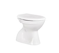 Soporte para inodoro Taharet/Bidé / Desagüe higiénico Suelo Vertical + Tapa de cierre suave