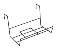 Soporte Para Jardinera Balcon Acero Plastificado Negro 41x18 cm.