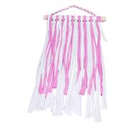 Soporte para lazo, Material de haya, colgadores decorativos ligeros con pinza para el pelo para decoración de pared de habitación de niñas (Púrpura)