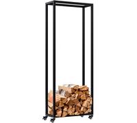 Soporte para leña Holzlagerung Hilta – Estante para leña con ruedas | Color: | Dimensiones: 60x25x150 cm