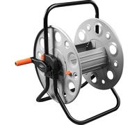 Soporte para manguera de riego NEO TOOLS 15-790, estructura metálica, para mangueras de hasta 100 metros de longitud, de 1/2 de pulgada