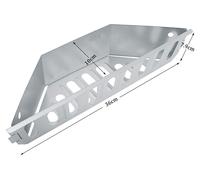 Soporte para mantener el carbón caliente, de 57 cm, resistente al calor, ideal para barbacoas de carbón, jardines y camping