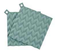 Soporte para ollas HOLD-ON 19 cm, juego de 2 piezas, polvoriento verde, silicio, RIG-TIG