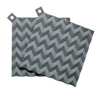 Soporte para ollas RETENCIÓN 19 cm, juego de 2 piezas, gris, silicio, RIG-TIG