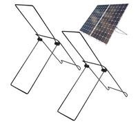 Soporte para Panel Solar de Suelo 2 Piezas Soporte Plegable Ajustable