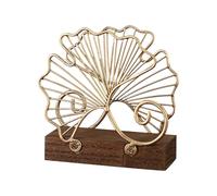 Soporte para pañuelos de Metal con forma de hojas simples, moderno, para decoración del hogar y baño, soporte para pañuelos elegante