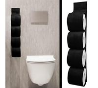 Soporte para papel higiénico hecho a mano, fabricado con imitación de cuero