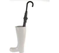 Casablanca modernes Design Paragüero, cerámica, Blanco, Höhe 45 cm