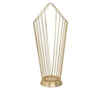 Soporte para paraguas de hierro, 25,5 x 18,5 x 60 cm, color dorado, marca Mauro Ferretti