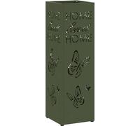 Soporte para Paraguas de Lluvia Oliva 15,5 x 15,5 x 49 cm Acero