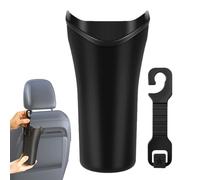 Soporte para paraguas húmedo para coche, cubo de basura multiusos de ABS y bolsa de almacenamiento de paraguas con gancho para reposacabezas, organizador a prueba de fugas para asiento trasero de cami