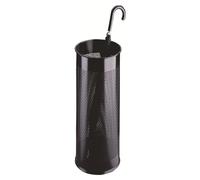 Soporte para paraguas resistente, sistema de secado rápido, metálico, redondo, 28,5 litros, color