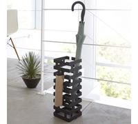 Soporte para paraguas Yamazaki, color , metal, diseño moderno, 15x43x15 cm, modelo "BRICK"