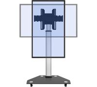 Soporte para Pizarra Interactiva Inteligente. Estructura móvil para pizarras interactivas de 32 a 55 pulgadas. Pantalla táctil giratoria, altura ajustable, con rueda de bloqueo de 360°. Ideal para aul