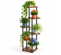 Soporte para plantas, flores y macetas, escalera y estantería de varios niveles