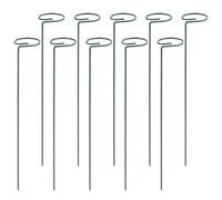 Soporte para Plantas Trepadoras 12 Piezas de Jardín | Insertable en Tierra, Buen Pulido Rebabas, para Macetas y Enredaderas en Jardín Exterior
