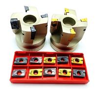 Soporte para portabrocas BAP400R BAP 400 50 63 80 es de repuesto para herramienta de torneado CNC APKT1604 APMT1604 (63-22-4T, sin inserto)