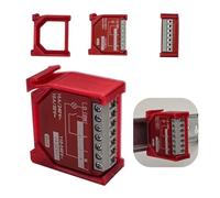 Soporte para riel para Shelly 1PM GEN4 Din Rail Adapter (rojo)
