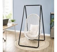 Soporte para silla de hamaca, asiento oscilante con marco en A, soporte de metal, silla colgante