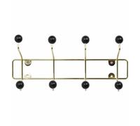Soporte para sombreros con bolas negras Present Time Saturnus 34x15 cm