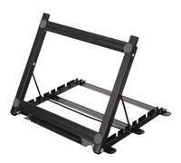 Soporte para Tablero de Copia LED A4 Negro de Metal para Dibujar | Base Estable, Ángulo Ajustable, para Diseñadores E Ilustradores, Soporte para Panel Luminoso y Papel