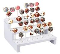 Soporte para tartas de 3 niveles - Expreso de madera para pasteles, ideal para celebraciones