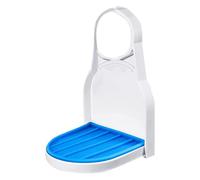 Soporte para taza de detergente: 14,2 x 8,2 x 1,2 cm, suavizante de ropa | dispensador de jabón, bandeja colectora de, tapón de líquido, ahorro de botellas, organizador de plataforma, soporte