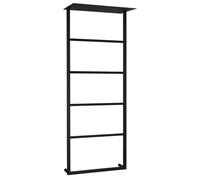 Soporte para toallas de pared SKA con estante, 454 x 1184 x 252 mm, color mate