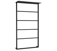 Soporte para toallas de pared SKA con estante, 604 x 1184 x 252 mm, color mate