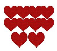 Soporte para utensilios | 10 bolsas de cubiertos de corazón - Soporte de fieltro para cubiertos para fiesta - para cena de San Valentín, boda, cumpleaños, día de la madre, compromiso