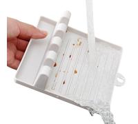 Soporte para utensilios con almohadilla de goteo, soporte para tapa de olla | Soporte resistente para tapa de olla, estante de almacenamiento multifuncional para encimera de cocina, para colador