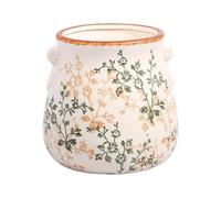 Soporte para utensilios de encimera, maceta vintage antideslizante de | Vasija para utensilios | Jarrón de cerámica vintage decorativo para almacenamiento de flores | Soporte para herramientas de