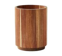 Soporte para utensilios de madera, giratorio de 360 grados, antideslizante | Soporte grande para utensilios de cocina, cajón, despensa, comedor, granja, hornear, parrilla, servir, caravana, restaurante