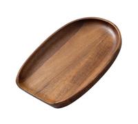 Soporte para utensilios de preparación de comidas, soporte de cuchara de | Bandeja de madera con borde elevado para organizar el lado de la estufa y servir tareas diarias