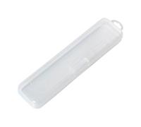 Soporte para utensilios de viaje, transparente, para cuchara, tenedor | Caja organizadora de vajilla, cuchara, tenedor, para vajilla, pajitas, joyería