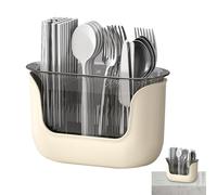 Soporte Para Utensilios Para Encimera - Soporte Para Utensilios De Cocina | Caddy Para Cubiertos De 3 Compartimentos | De Almacenamiento De Tubos Para Palillos | Cesta Dividida Para Jaula De Pali