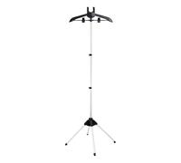 Soporte para vaporera - Perchero vertical, marco de planchado ajustable, organizador de ropa plegable, soporte portátil para ropa, accesorio de armario resistente para propietarios de viviendas