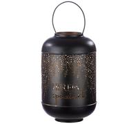 Soporte para velas Gilde, con la inscripción "Bienvenidos", metal, color , unidad de venta: 1, altura: 39 cm, diámetro: 24 cm. Código: 50587 / 4063387505878
