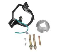 Soporte para Ventilador de Techo Inclinado con Cable de Bola | Aleación de Zinc y Plástico, Montaje con Herrajes Incluidos, Color Negro, Uso Interior y Exterior Color Aleatorio